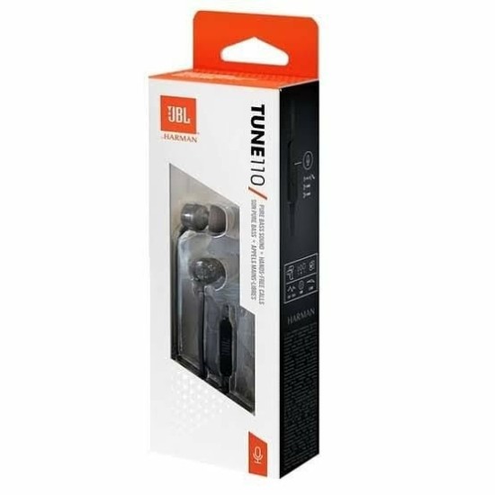 AURICULARES PARA JBL PURE BASS SOUND TUNE110 BLACK